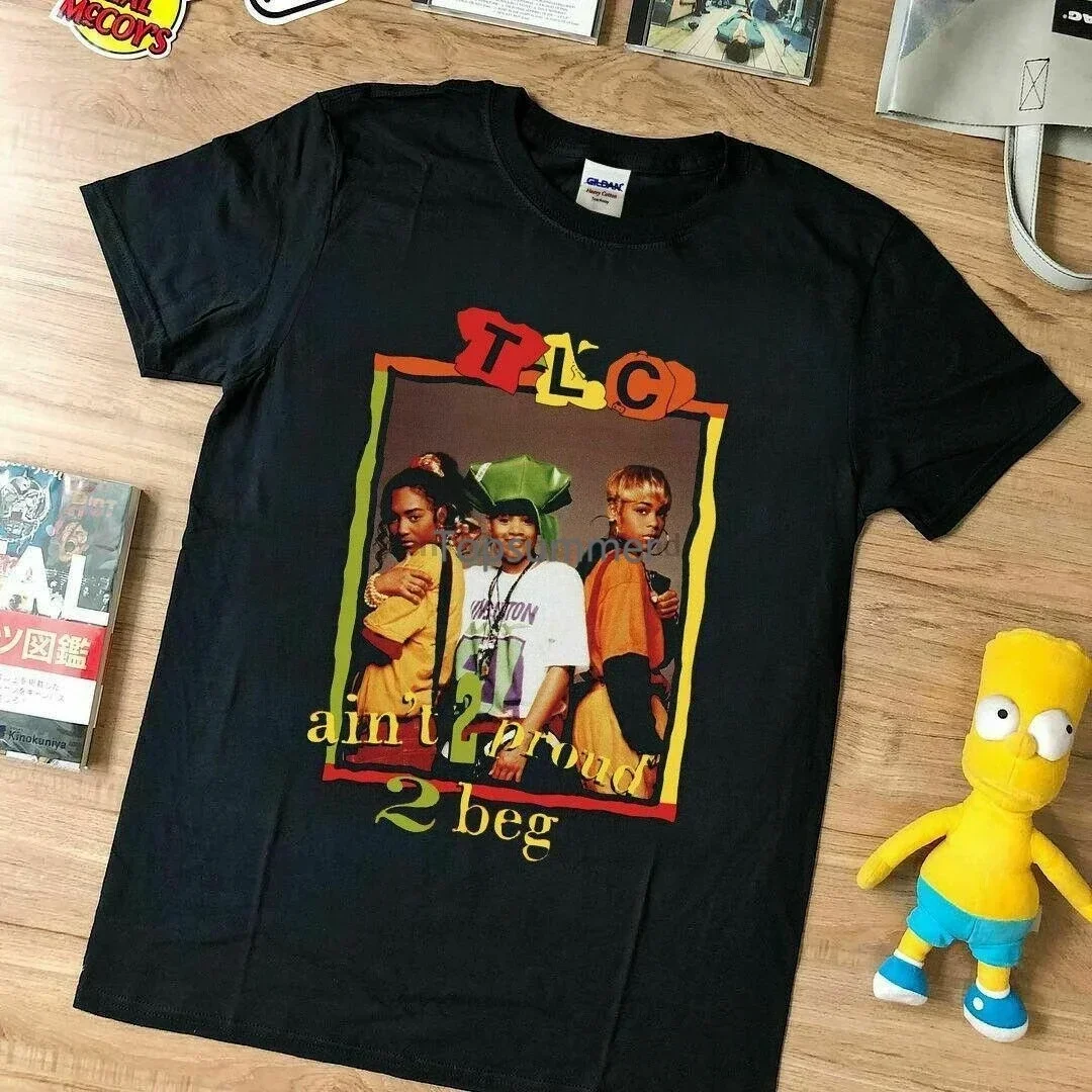 Camiseta de Tlc лёгкий 2 Proud Beg para hombre camisa с принтом Topharajukkuu 1992
