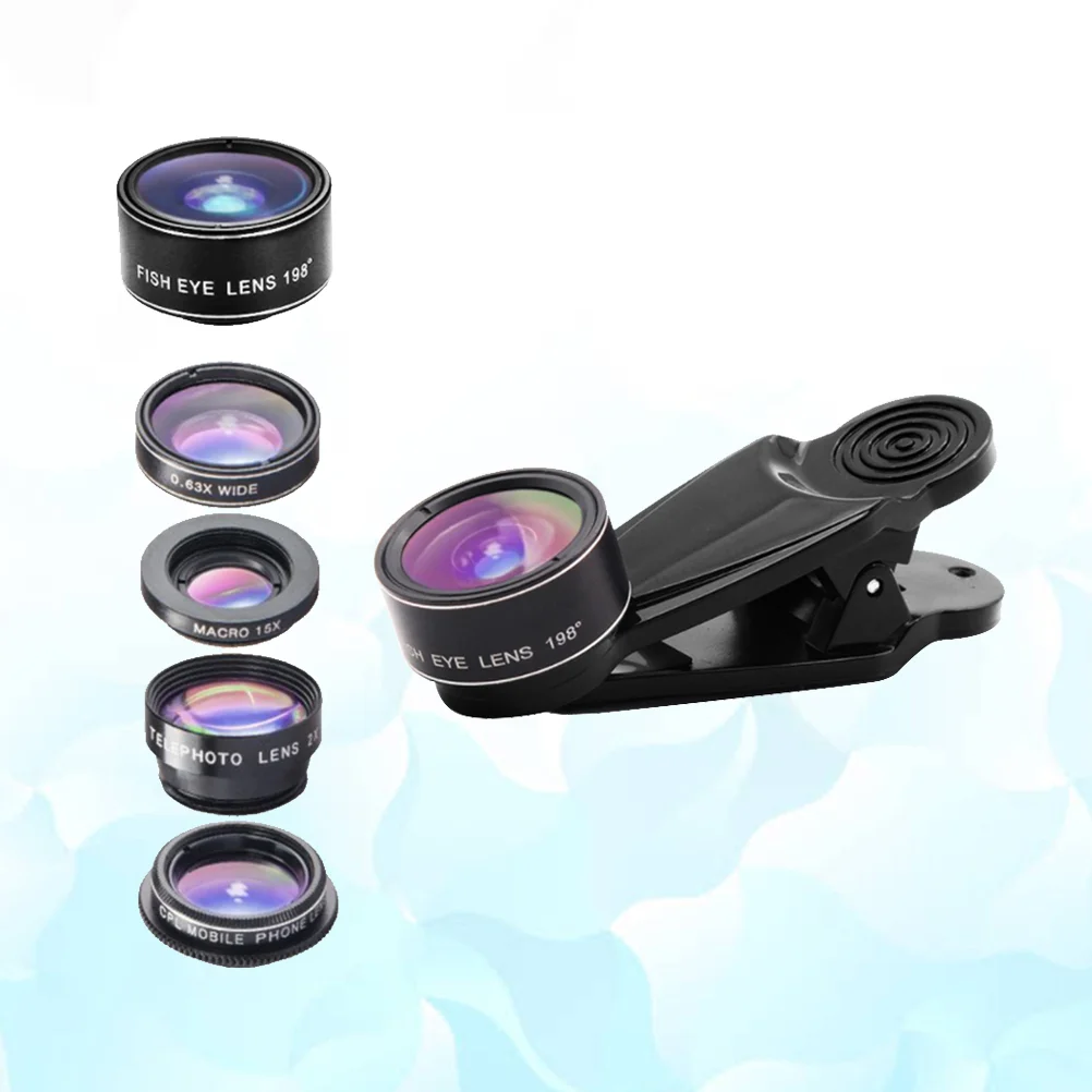 

1 Set of Lens Aluminium Alloy Professional Universal Utility Camera Lens for Phones Photo