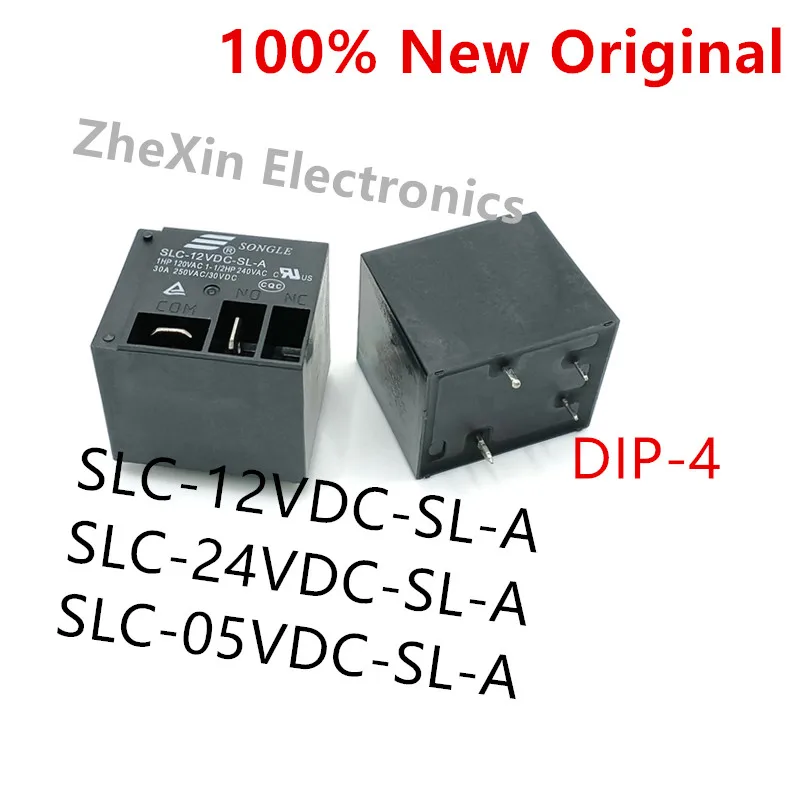 5-10 шт./партия, Φ, SLC-24VDC-SL-A DIP-4 новые оригинальные реле, набор нормально открытых реле