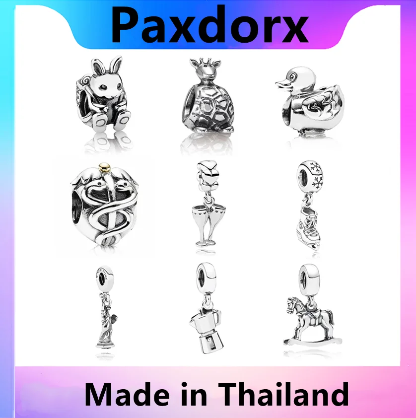 

2023 NEW 100% S925 Sterling Silver European Crown Pendant With Beads Charms Fit Bracelets & Bangles Necklace DIY Jewelry Gifts