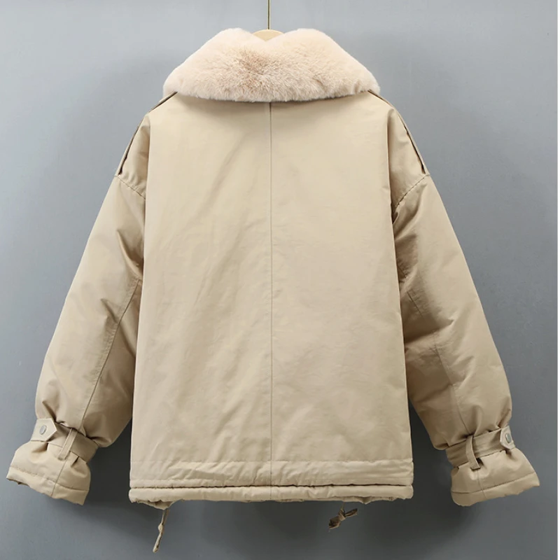 New Winter Women's Cold Coat Parkas Super Hot Coats Harajuku Jackets Loose Fashion Cheap Wholesale Women's Clothing