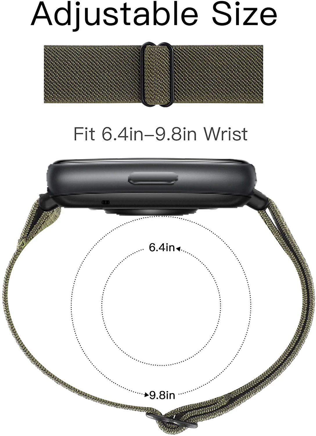 Ремешок для Huawei Watch Fit 23, аксессуары для умных часов, нейлоновый браслет-резинка, ремешок для Huawei Fit 3 2024 (art.: 3920d91cb410d) - 3920d91cb410d
