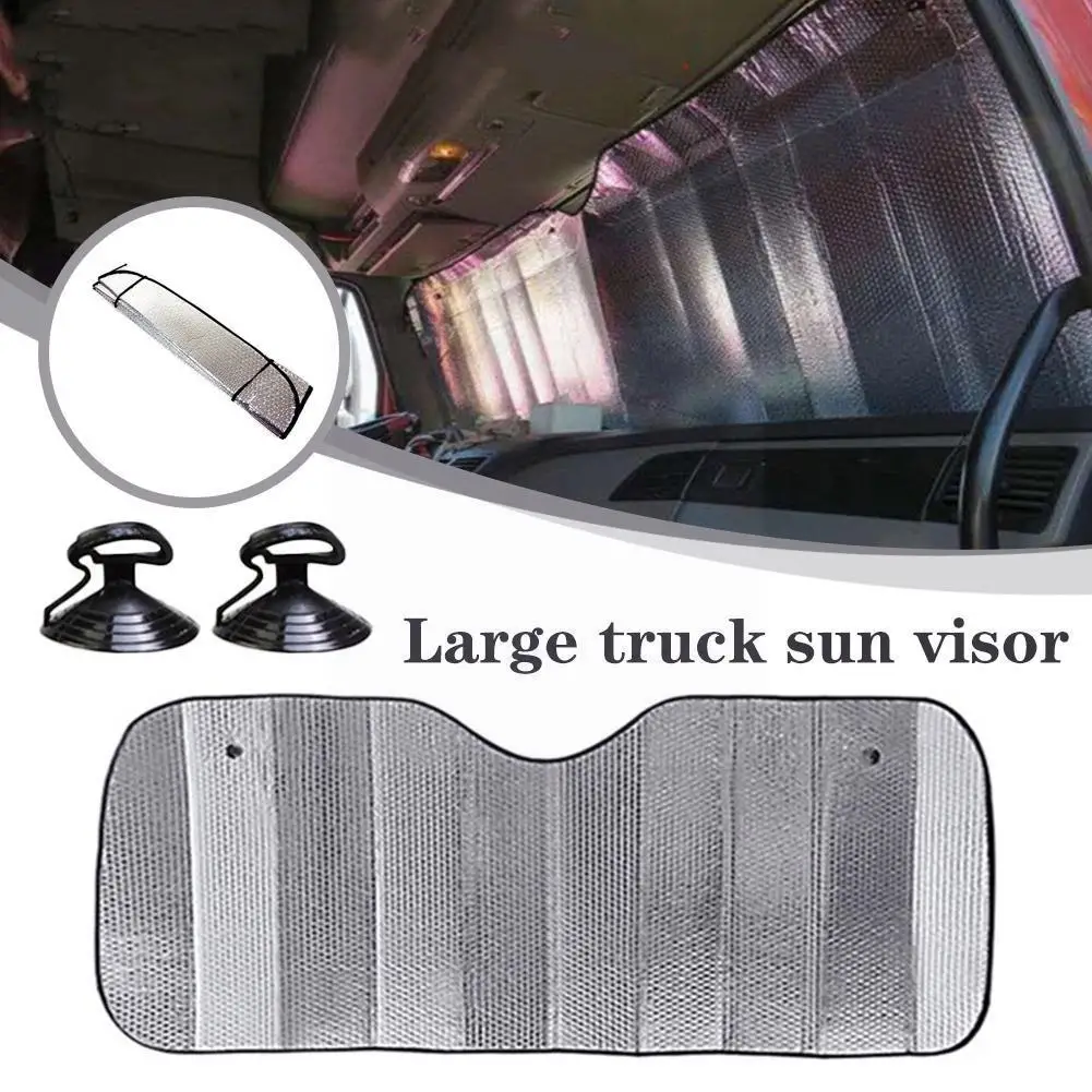 

Car Sunshade Front Rear Window Curtain Shade Sun Protector Windshield Visor Cover For Van Lorry Bus RV Truck Protection K3F3