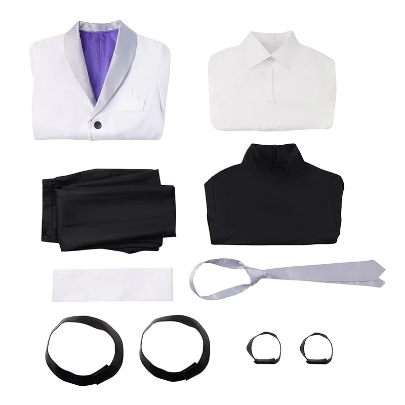 Костюм для косплея Sigma из аниме бродячие псы униформа парик галстук костюм