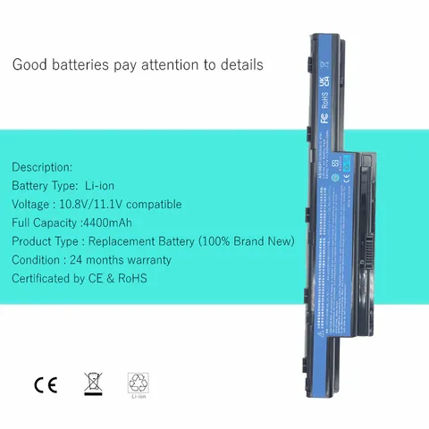 Аккумулятор для ноутбука Acer AS10G3E