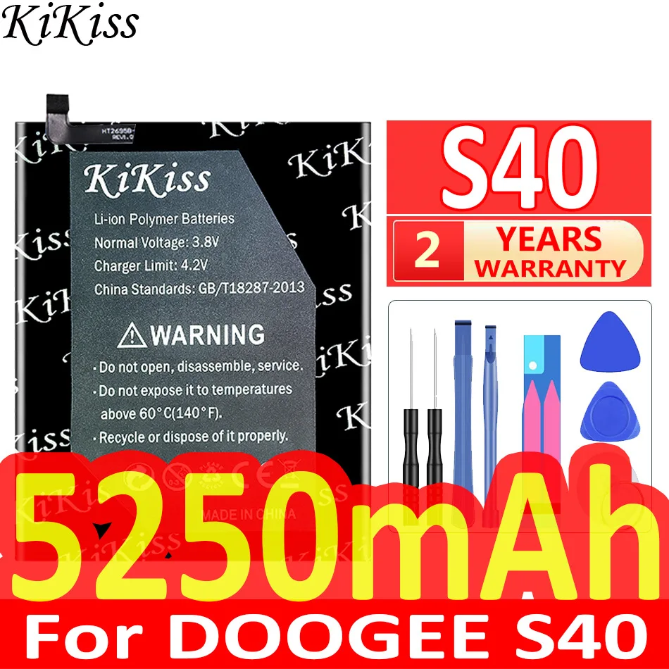 

Мощный аккумулятор KiKiss 5250 мАч для DOOGEE S40 S 40