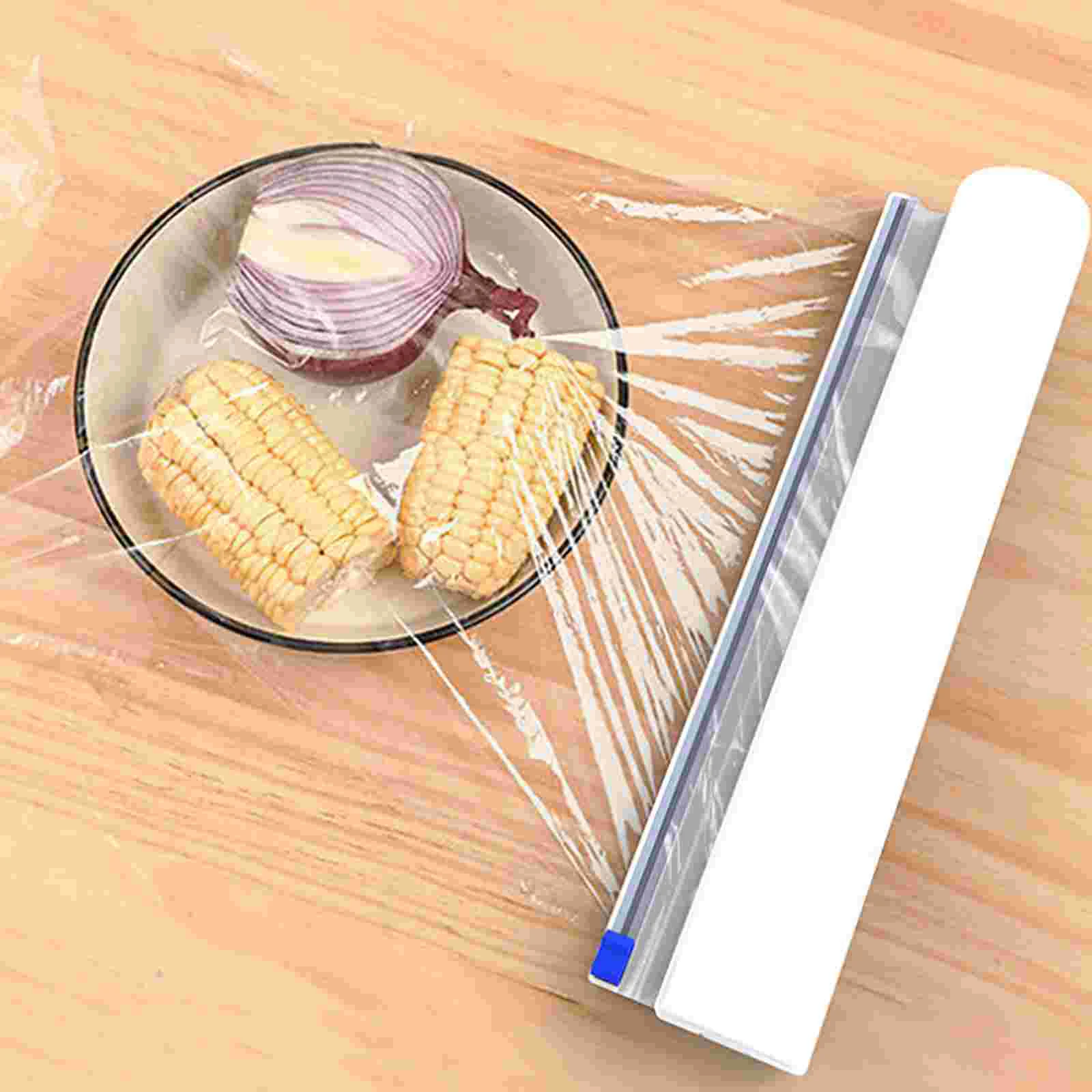 

2pcs Plastic Wrap Slide Plastic Wrap Dispenser Foil Film Cutters