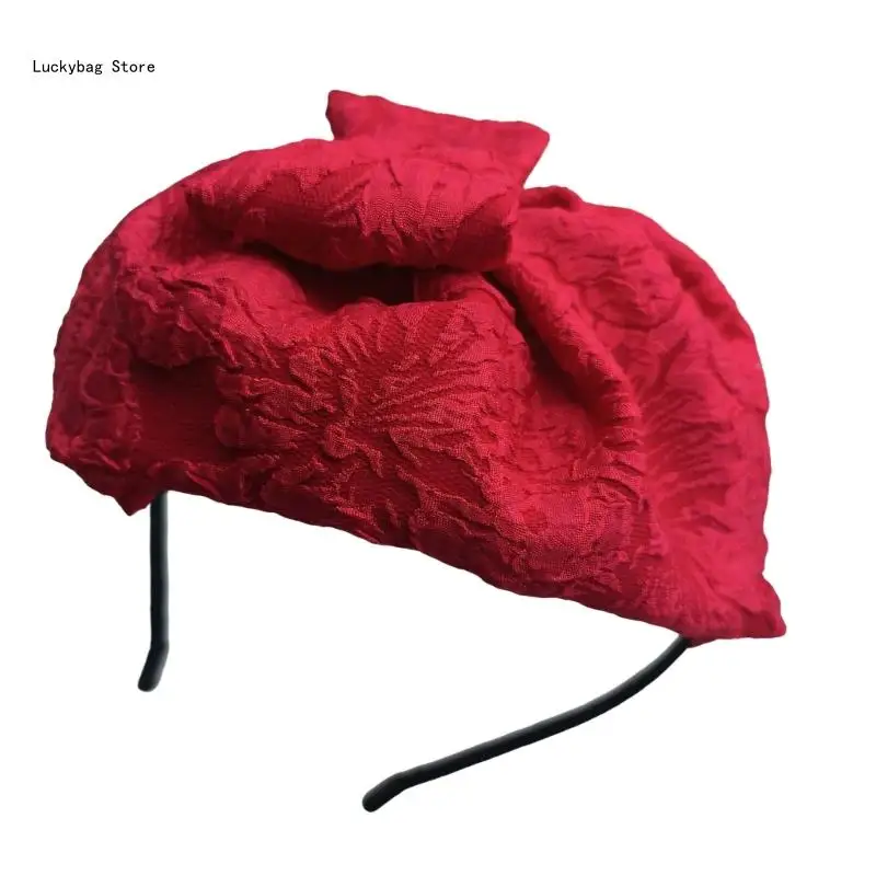 Женский головной убор с изящным бантом 1920-х годов хлопушками повязка на голову