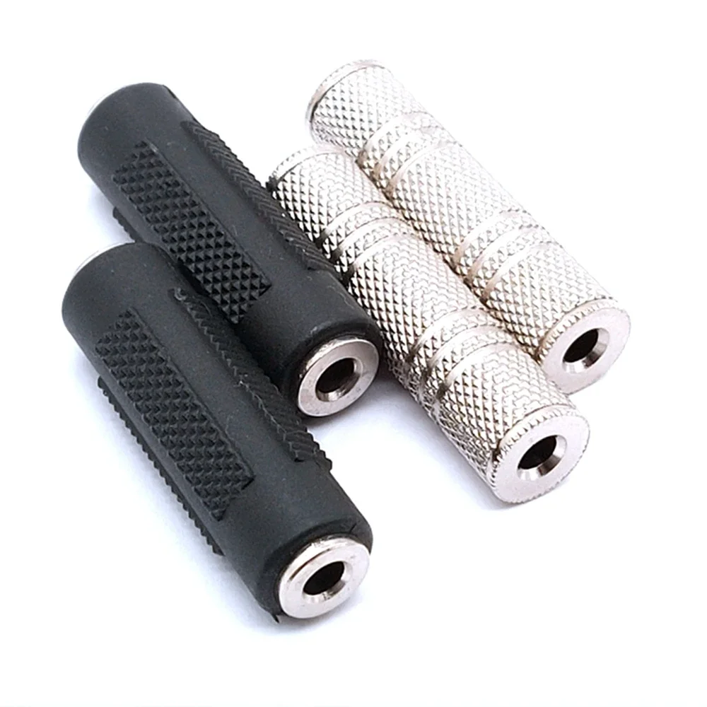 1 двойной прямой разъем для аудиопарки 3 5 мм адаптер аудиоудлинителя наушников