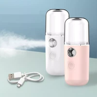 nano spray water replenisher hydration instrument mini portable rechargeable facial steamer beauty moisturizing humidifier