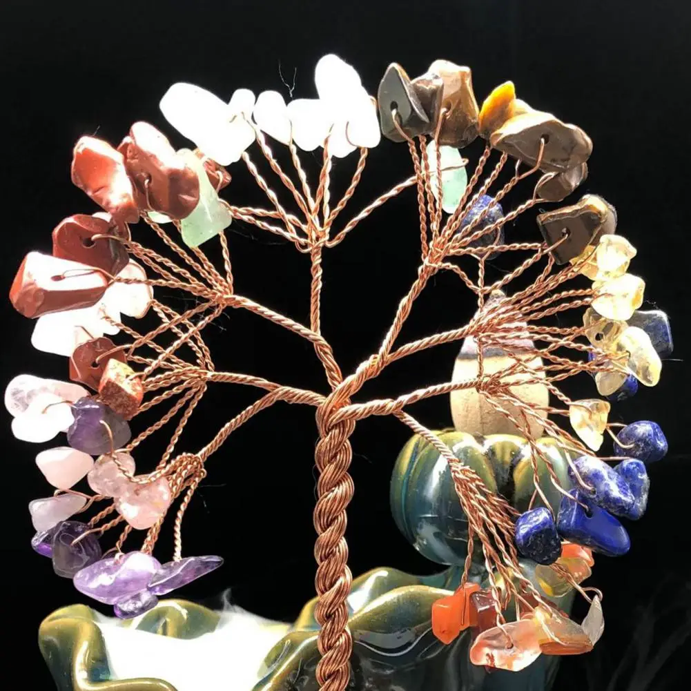 12*10 см водопад курильница из искусственного хрусталя камень счастливое дерево