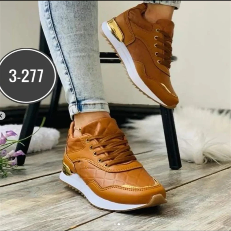 

2022 Autumn New Fashion Women's Sneakers Breathable Woven Leather Mesh Walking Vulcanized Shoes Comfort Outdoor Women's Sneakers