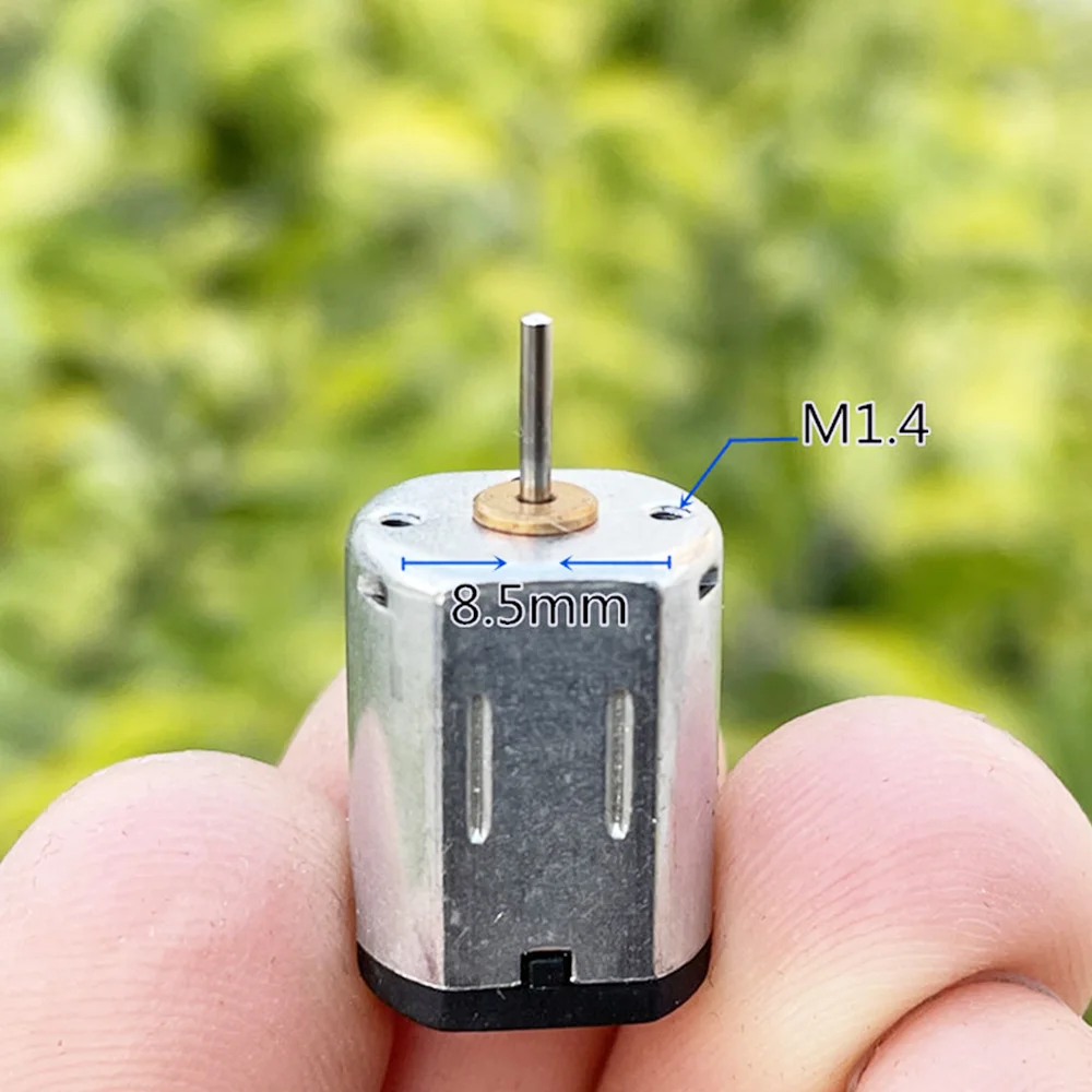 Высокоскоростной микро-двигатель N20, постоянный ток 3 в, 3,7 в, 5 В, 43800 об./мин., большой крутящий момент, Угольная щетка, плоский магнитный двигатель для игрушечного автомобиля, модели лодки, 2 шт.