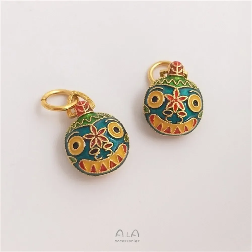 Золотой рос ласточка золотой зверь браслет кулон горящая синяя ручная веревка