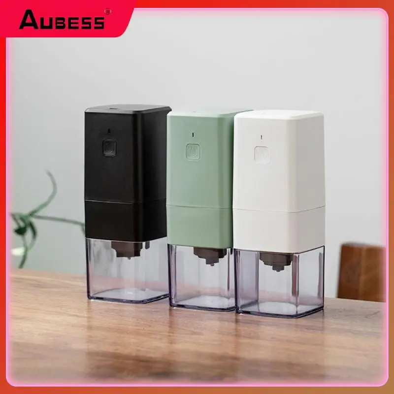 

Abs Pc New Upgrade Electric Bean Grinder Usb Charge Coffee Grinder Portable Grinder Portable Electric Coffee Beans Grinder 1pcs