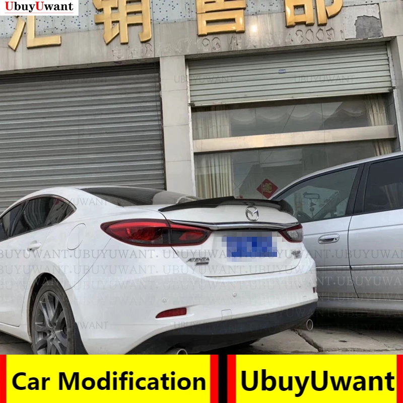 

Спойлер UBUYUWANT для Mazda 6 Atenza 2014-2021, автомобильный спойлер из натурального углеродного волокна