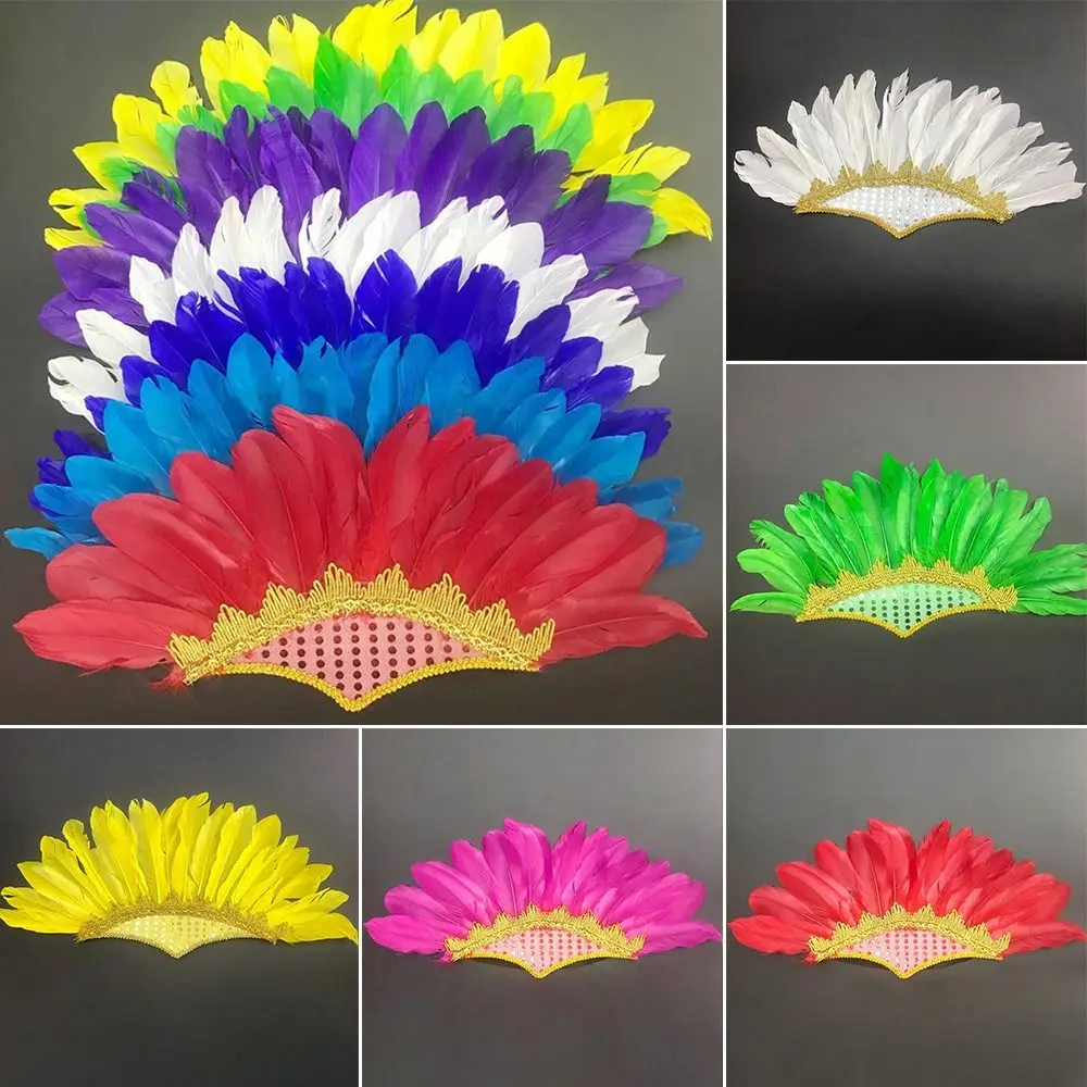 

Декоративный головной убор с перьями, Натуральное перо индейки