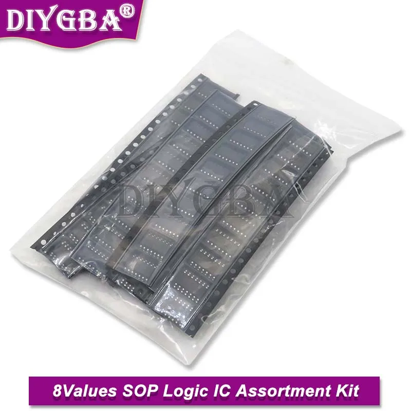 Набор для сборки Микросхем, 80 шт., SOP tec, 4, 4, 4, 4, 14, 4, 4, 4, 5, 5, 95d, SMD