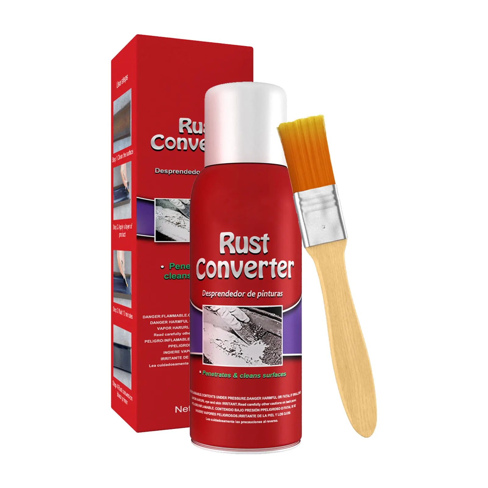 

100ml Car Rust Remover Sprays Anti-rust Inhibitor Paint Paint Screw Repair Care Tire Car Wheel Derusting Hub Sprays Cleaner