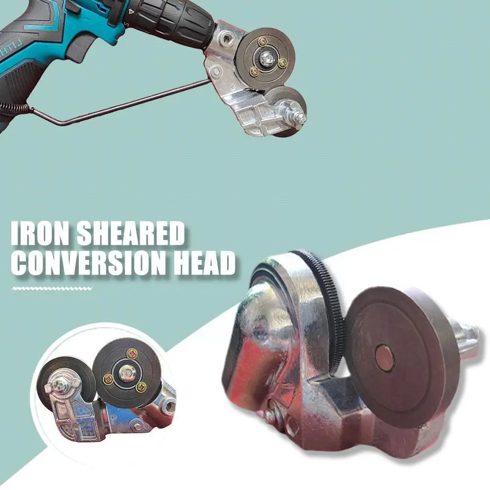 

Updated Electric Drill Plate Cutter Easy To Cutting Tool Steel Plate Electric Drill Metal Cutting Aluminum Iron C8v1