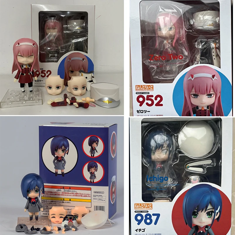 

Фигурка героя Nendoroid Figma DARLING в FRANXX Zero Two 952 Ichigo 987, коллекционная Игрушечная модель, детские подарки