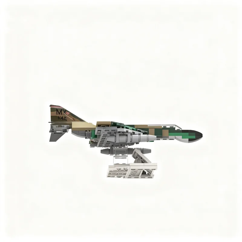 124 шт. Наборы для конструкторов MOC Creator: МакДоннелл Дуглас USAF F-4 Phantom II TAC SEAC, модель из строительных блоков для сборки. (art.: 3920dcd8cb554) - 3920dcd8cb554