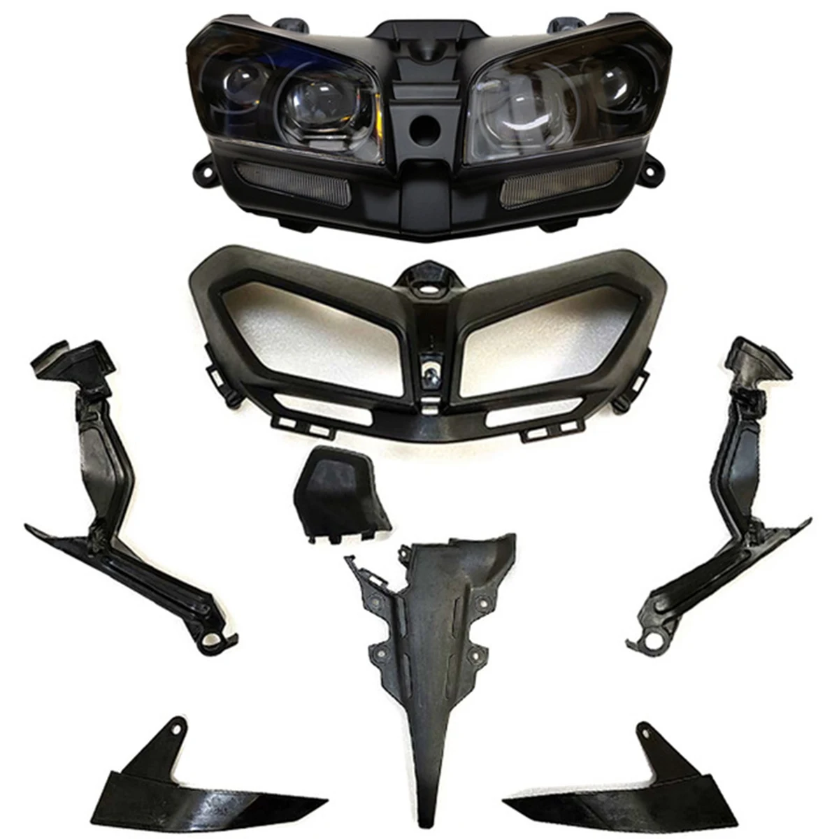 

Комплект автомобильных фар в сборе, Кронштейн подходит для YAMAHA MT09 MT-09 2017 - 2020 2018 2019 FZ09 17 18 19 20