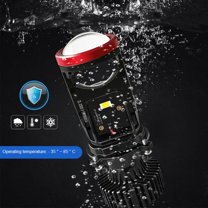 

Driving Fog Spotlights Ip67 Concentrating Lens Fan Cooling Design Waterproof Durable Car Supplies Car Led Headlights 5000lm/only