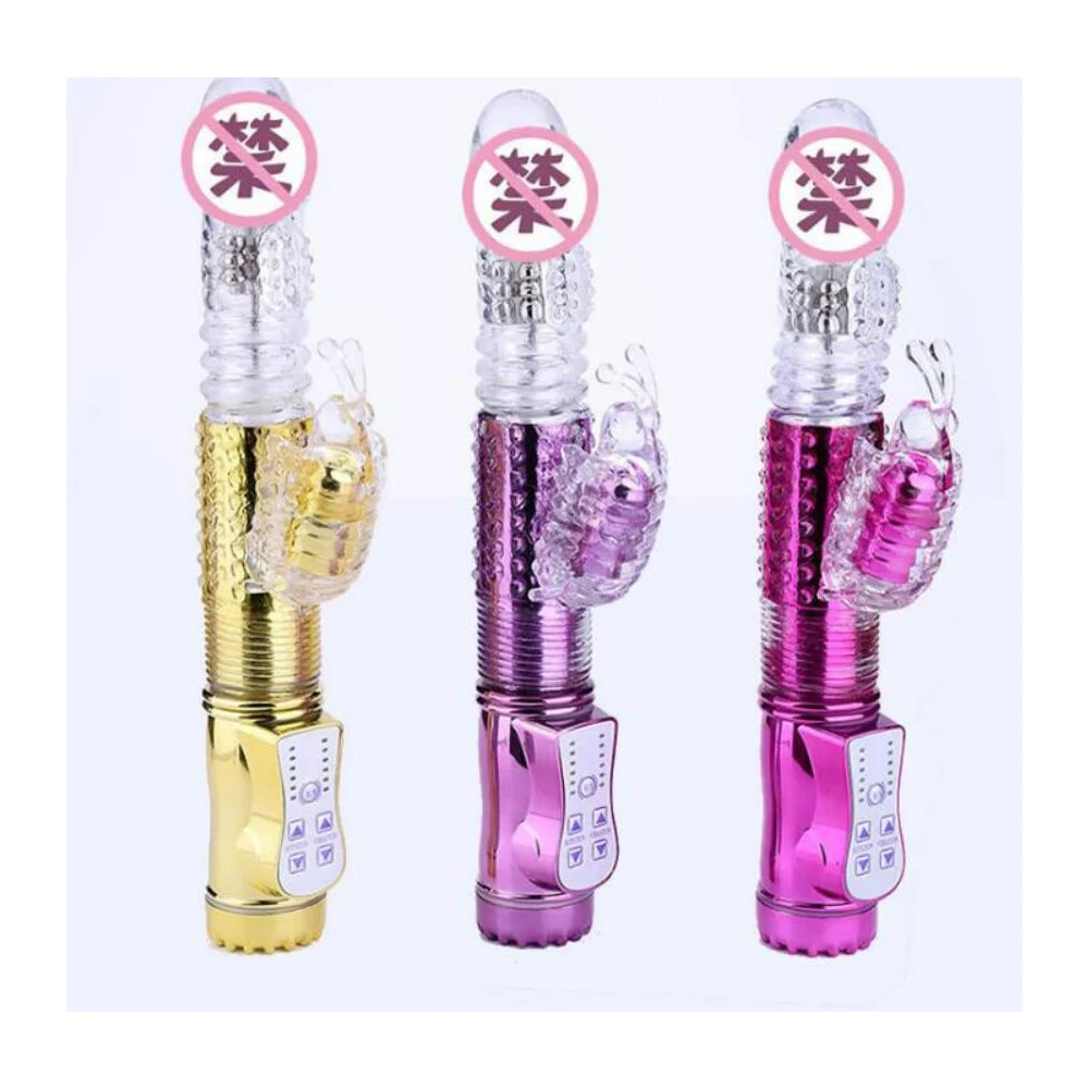 Женский двойной вибратор секс-игрушка вращающийся 6-Скоростной