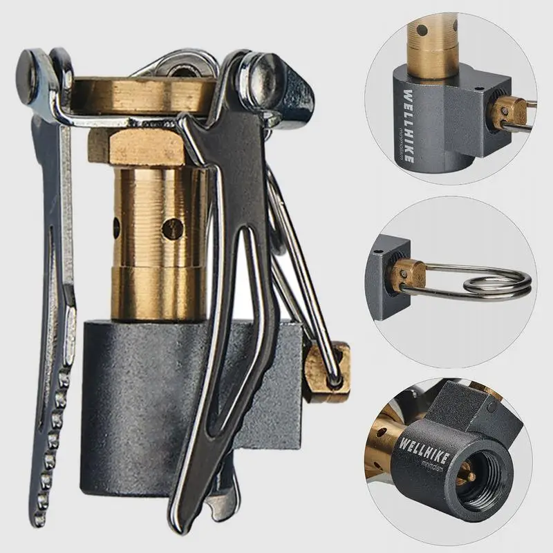 Mini Kuchenka z plecakiem Składana turystyczna zewnętrzna Przenośna kuchenka Obóz Sprzęt do gotowania Naczynia na świeżym powietrzu Narzędzie