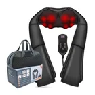 U-образный Электрический шиацу массажер для тела, плеч, шеи, спины, инфракрасный 4D Массажер для разминания, шаль для автомобиля и дома, лучший подарок, забота о здоровье