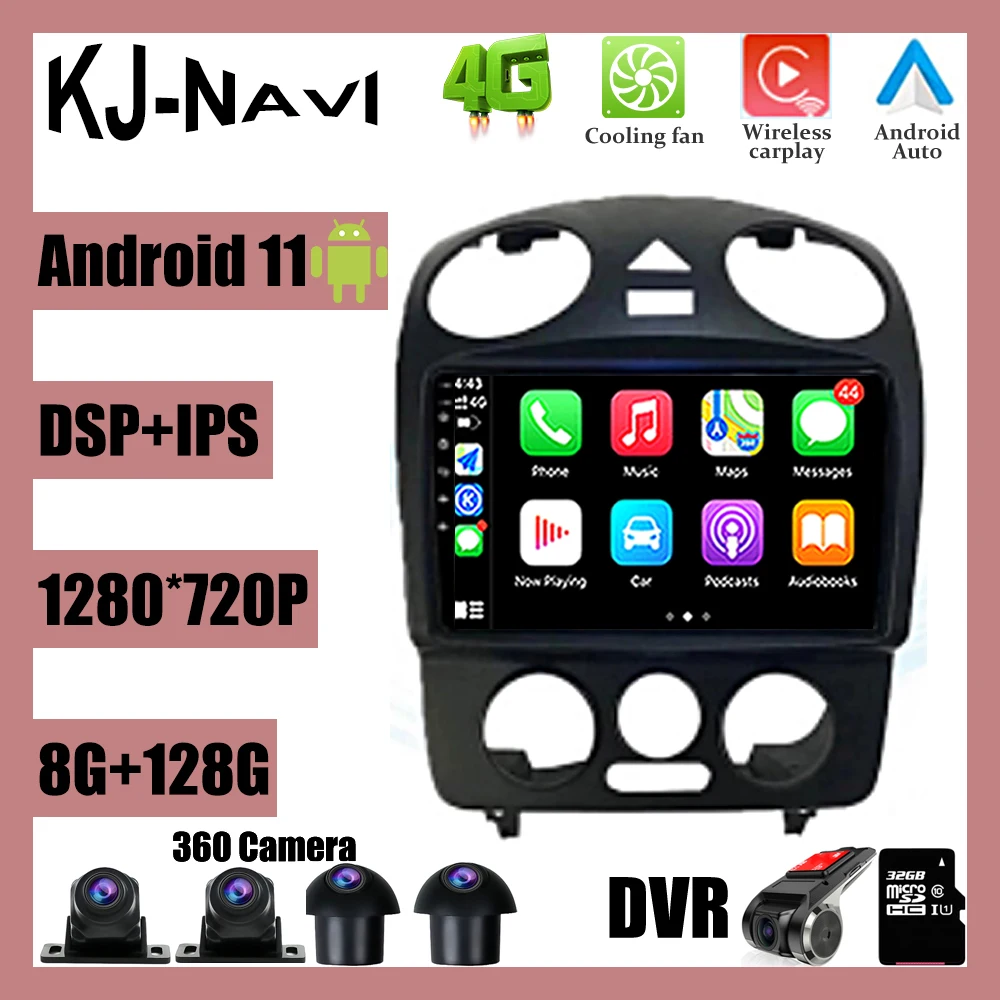 

Android 12 Carplay Car Auto Radio Multimedia Stereo Player WiFi GPS Navigation For Volkswagen Beetle 2002 - 2011