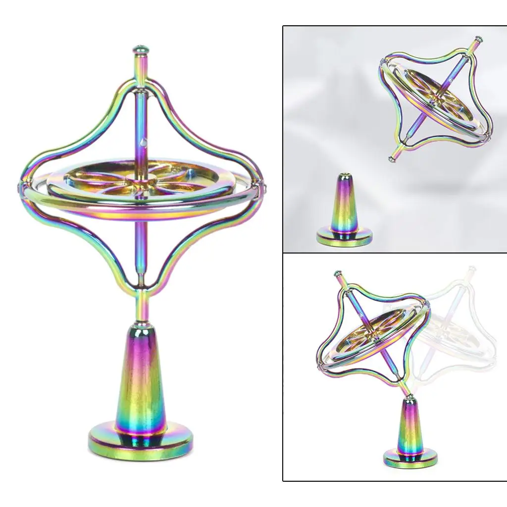

Scientific Alloy Finger Gyroscope Gyro Pressure Relieve Top Balance Toy Gift