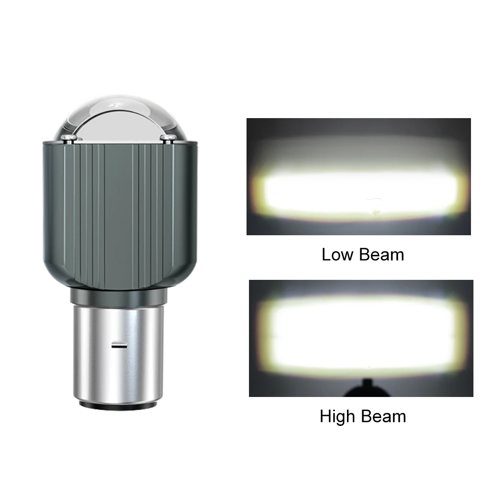 

H4 H6 Мотоциклетная светодиодная фара BA20D Светодиодная лампа Супер яркая 12000LM 15W Противотуманная фара дальнего света с линзой для мотоциклетных фонарей 12V
