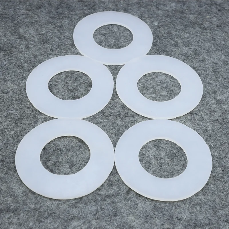 Силиконовая круглая плоская прокладка для сильфона, амортизирующий винт, фланцевая шайба, резиновая кожа, мягкое водонепроницаемое безопасное уплотнительное кольцо
