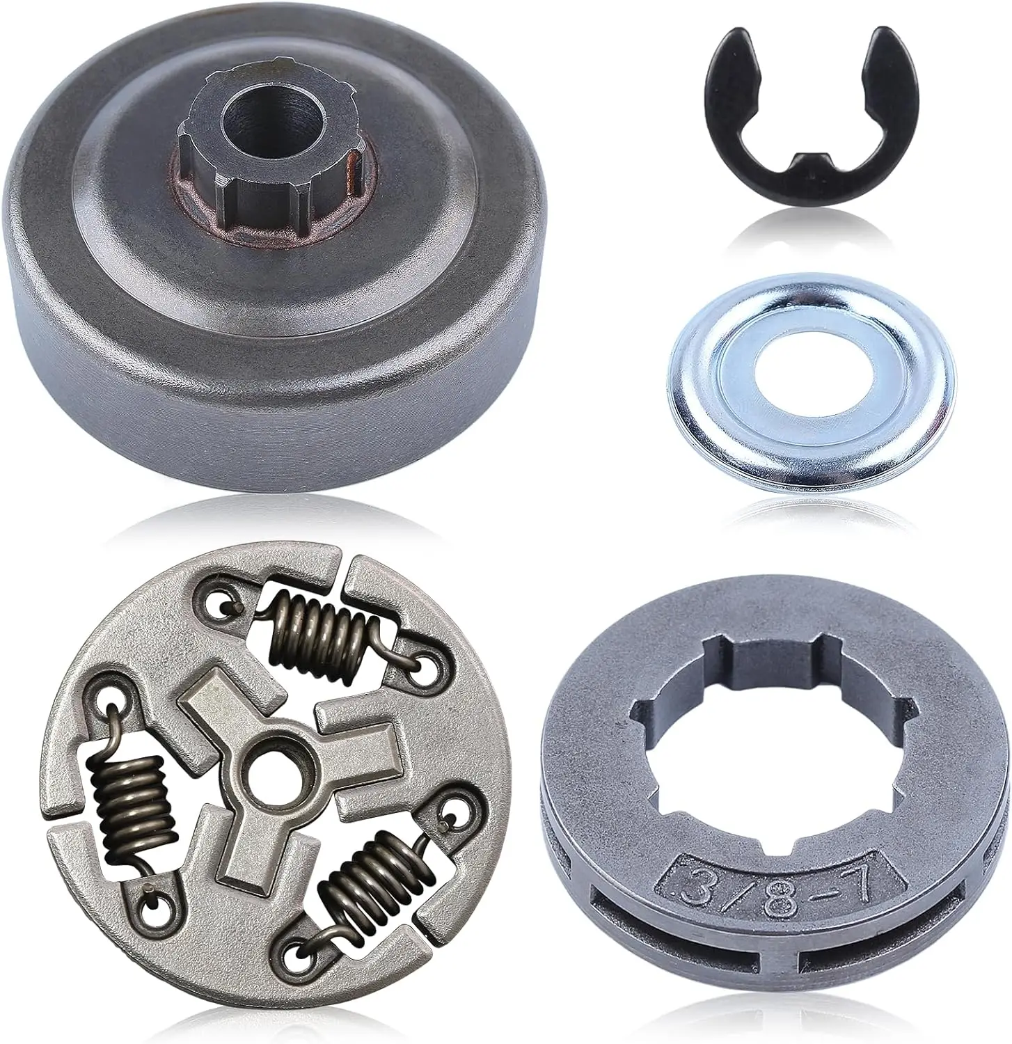 

Комплект электронных зажимов барабана сцепления TINGBAI 3/8"-7T для Echo CS-352 CS-310 305S 340S