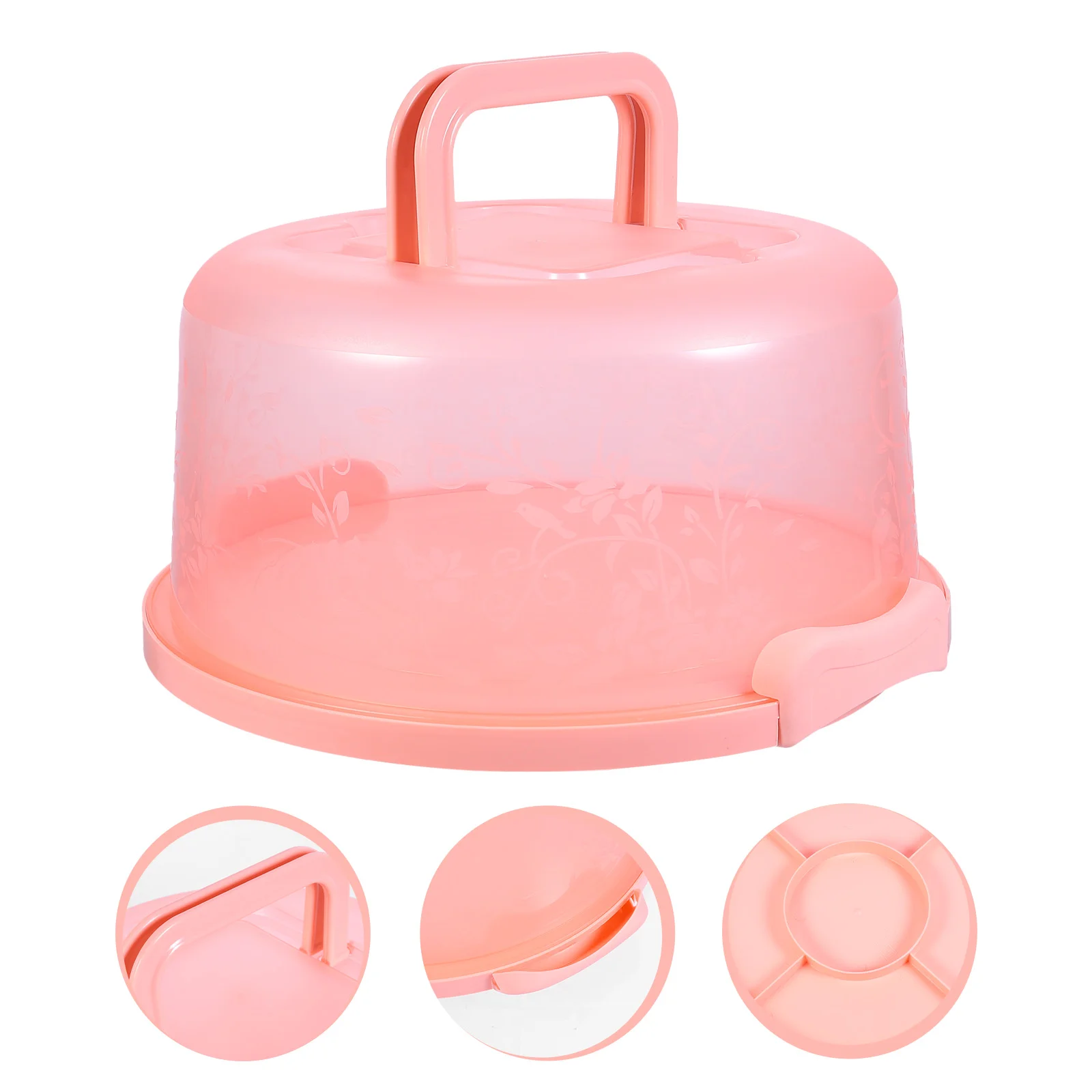 

Cake Cover Holder Dish Carrier Box Round Food Plate Platter Container Serving Saver Portable Net Slate Cheese Display Cupcake