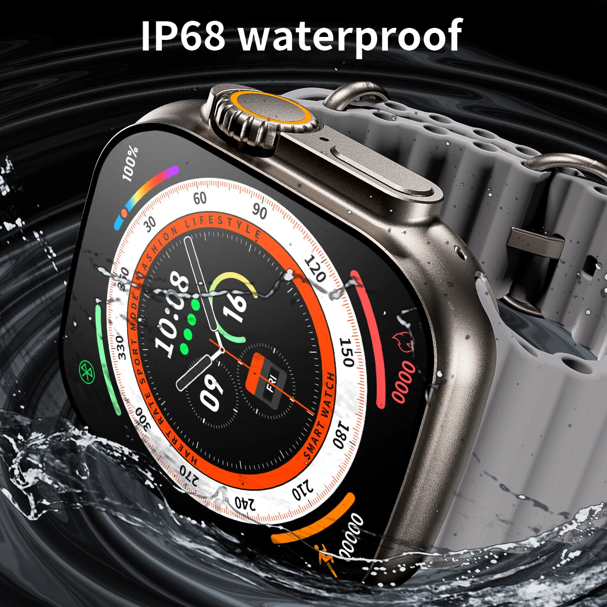 2023 New ZD8 Ultra MAX Smart Watch Series 8 Titanium Alloy 1:1 49mm Case Bluetooth Call NFC ECG IP68 Waterproof Smartwatch Men images - 6