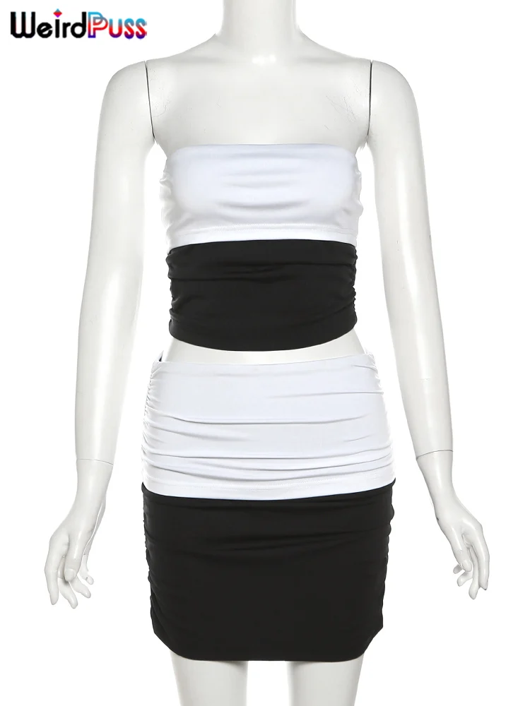 Женский костюм-двойка в стиле пэчворк