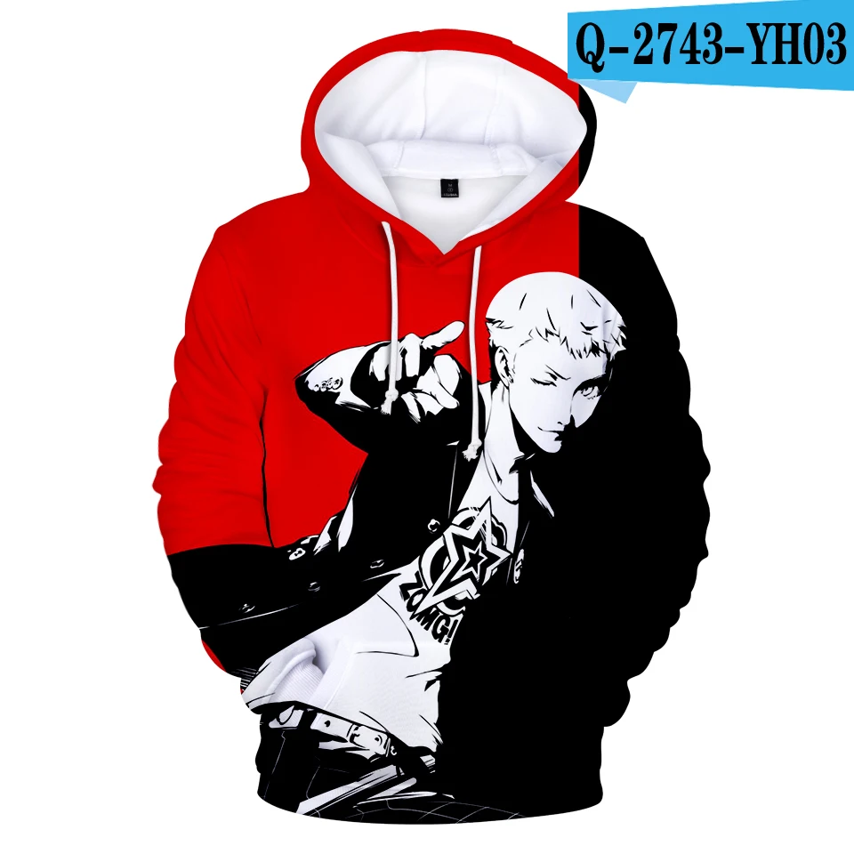 

Толстовка унисекс с длинным рукавом и 3D-принтом из аниме-игры