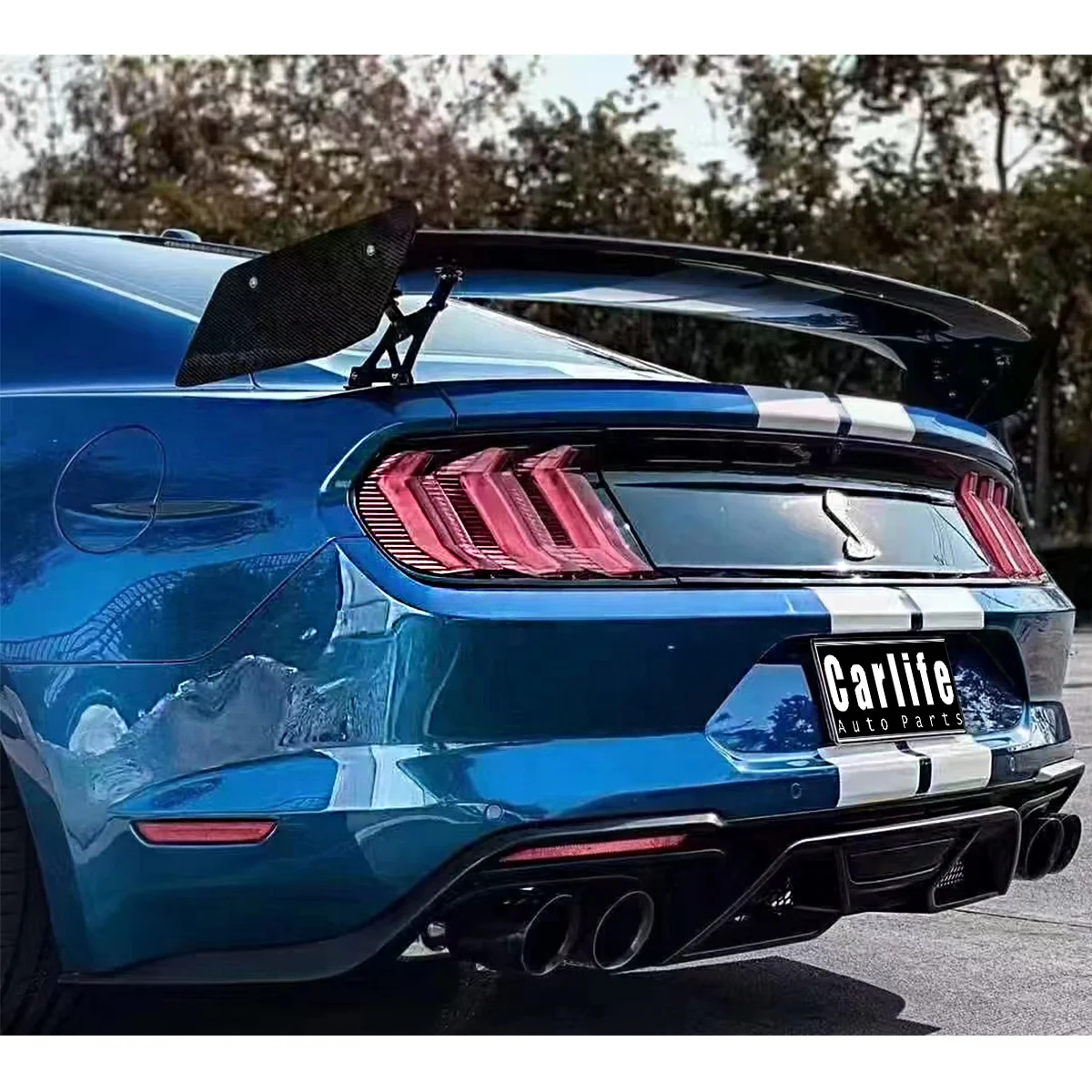 Автомобильные бамперы для Ford Mustang 2015 2016 2017 года обновленная модель GT500 Shelby с