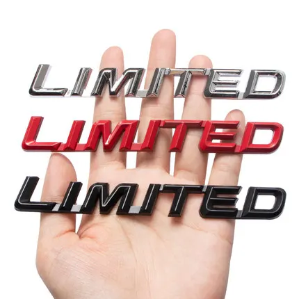 

3D Metal Car Styling LIMITED Emblem Sticker Trunk Fender Auto Badge Decal Car Stickers