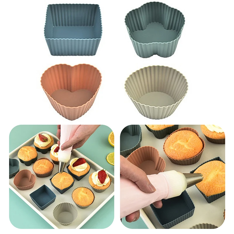 

1/16 шт., силиконовые формы для выпечки кексов