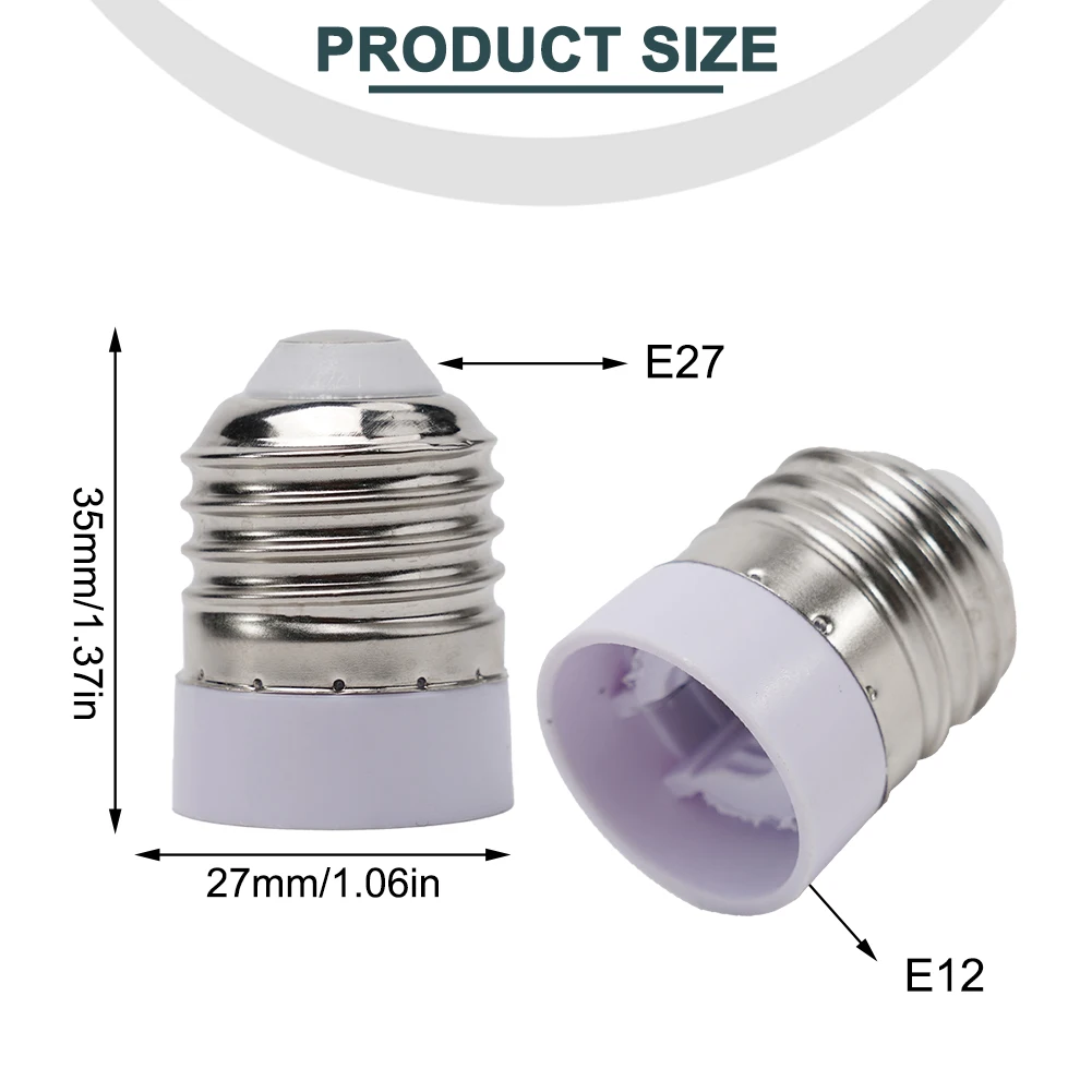 

Conversion Lamp Heads 5 Pcs 80-277V Adapter Convenient LED Converter Lamp Adapter Light Bulb Socket Accessories