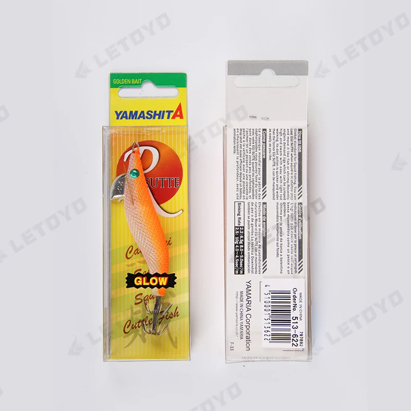 Yamashita Eging Fishing Squid Lure EGI SUTTE R N/ND/NDX/NC Japan Hooks Luminous Sea Fishing Goods for Cuttlefish Octopus Squid