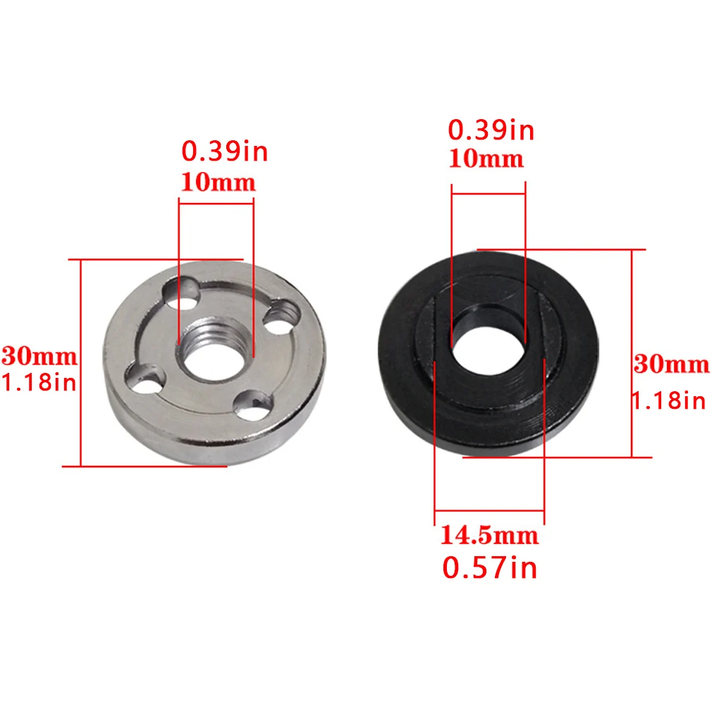 

1 Pair Iron Angle Grinder Pressure Plate 3/8-inch Office Upgrading Grinding Device Part Accessories Replacement for Makita 9523