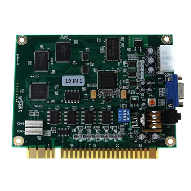 

19 In 1 Multicade PCB Board Arcade Classic Game Board VGA Output Arcade Game Board Horizontal Durable For Jamma Arcade