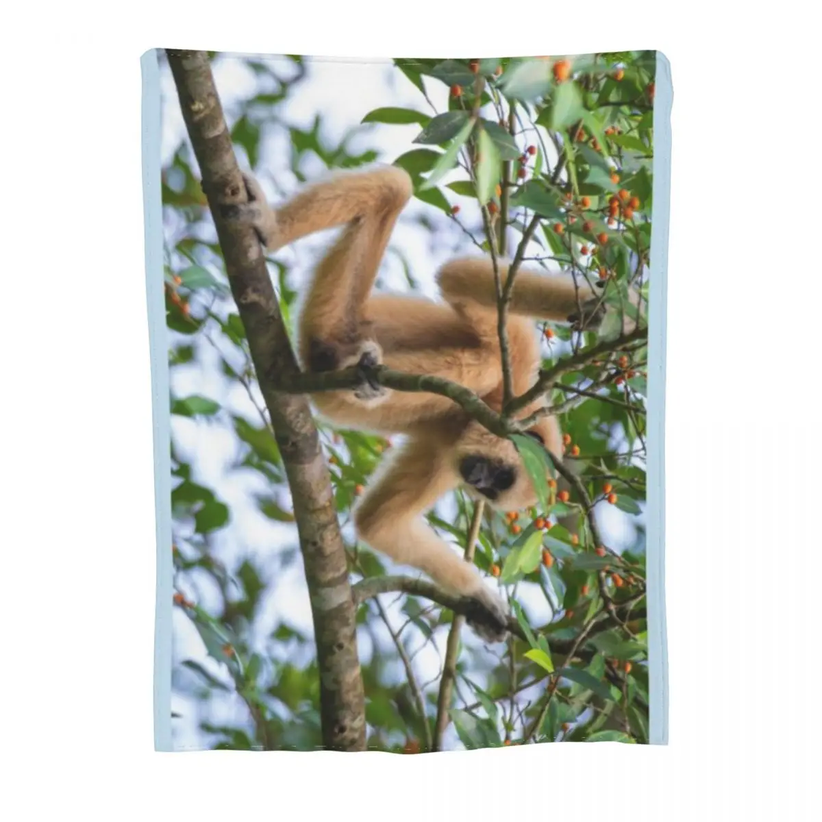 Мягкое Флисовое одеяло из мягкого микрофлиса с белой рукой