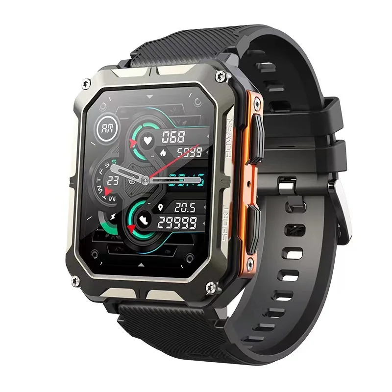 

C20 PRO Man Watch Men Smartwatch 2023 Newest Upgrade Bluetooth Call Blood Pressure Detection IP68 Waterproof Swim Dive Sports