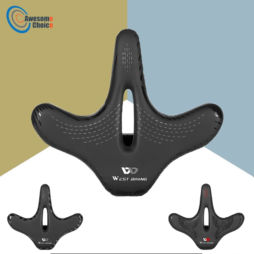 

Сиденья для горных велосипедов WESTBIKING, дышащие водонепроницаемые, амортизирующие, удобные, дышащие, на весну